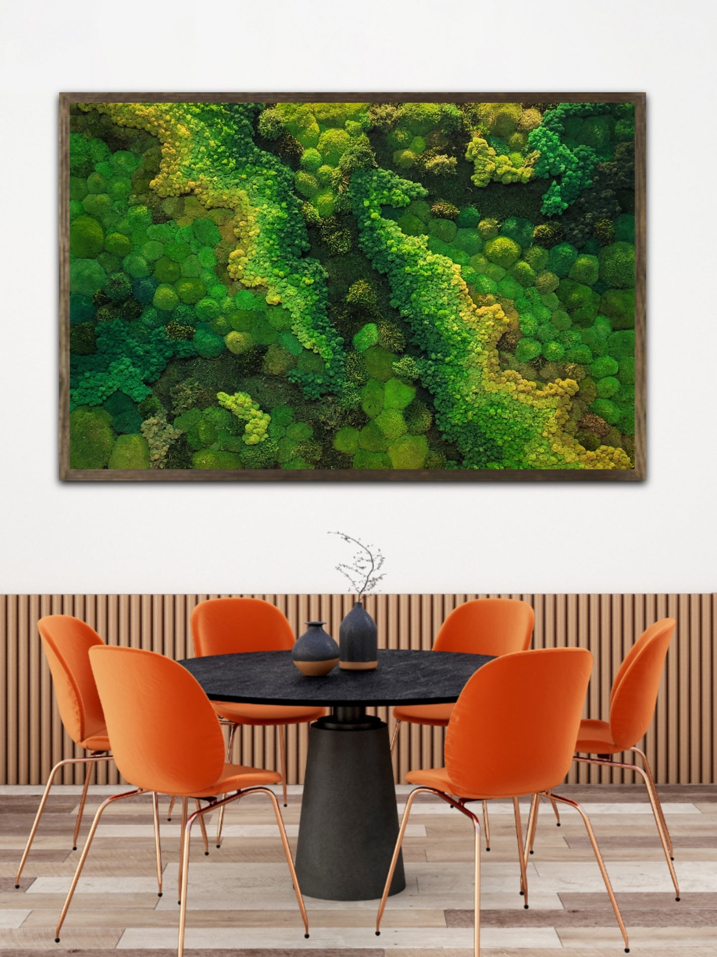 Moss frame,  Moss Wall Art,  Nature Room Decor, Art Modern wall