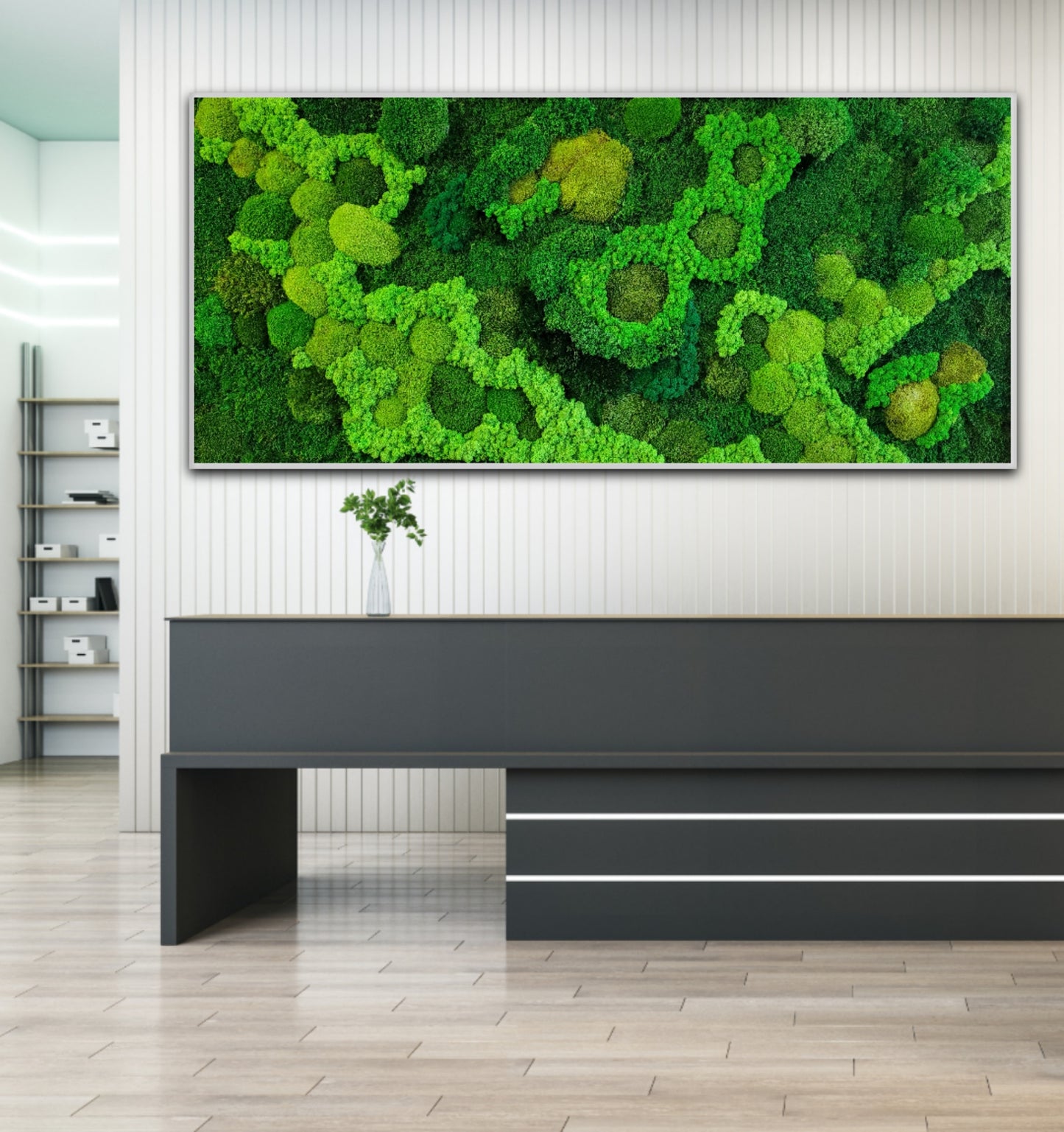 Moss frame,  Moss Wall Art,  Nature Room Decor, Art Modern wall