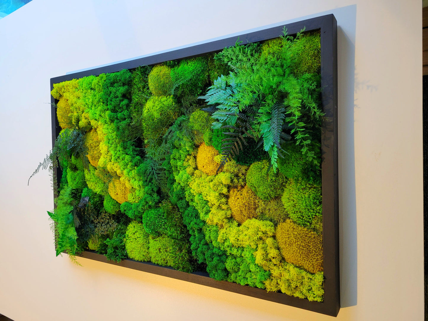 Moss frame,  Moss Wall Art,  Nature Room Decor, Art Modern wall