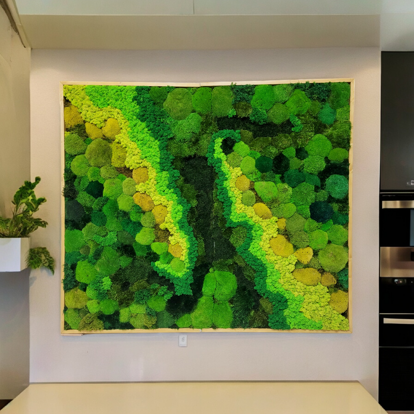 Moss frame,  Moss Wall Art