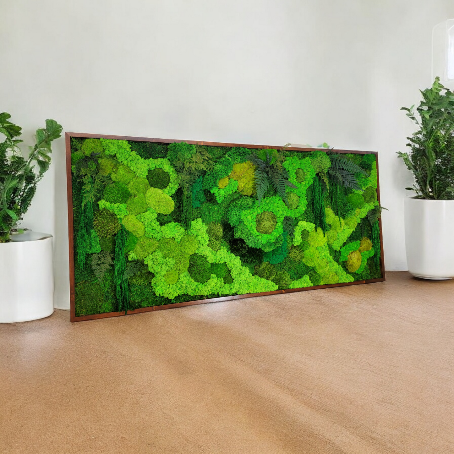 Moss frame,  Moss Wall Art,  Nature Room Decor, Art Modern wall