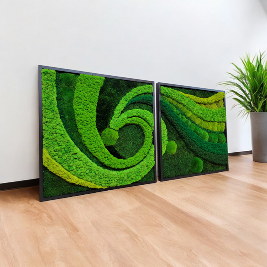 Moss frame,  Moss Wall Art,  Nature Room Decor