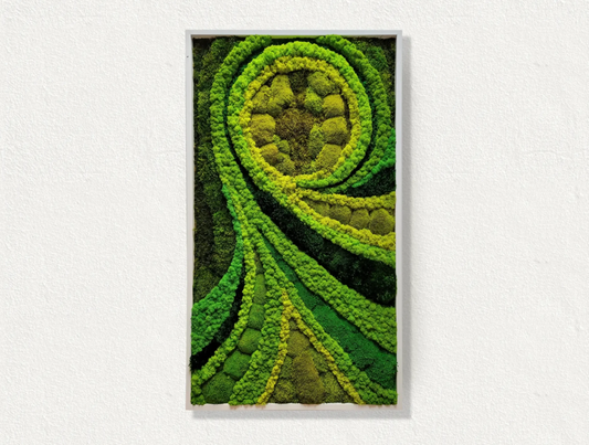 Moss frame,  Moss Wall Art,  Nature Room Decor, Art Modern wall