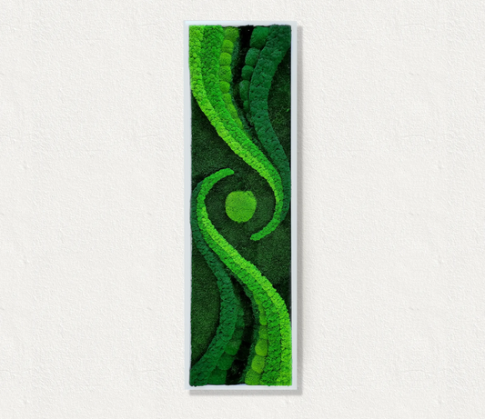 Moss frame,  Moss Wall Art,  Nature Room Decor, Art Modern wall