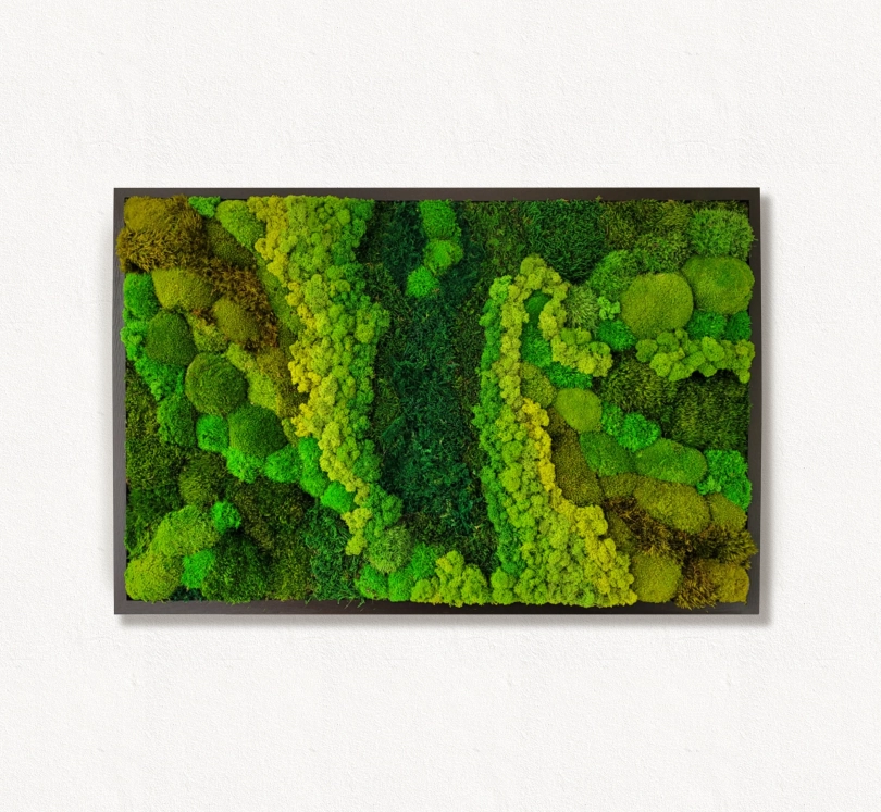 Moss wall art