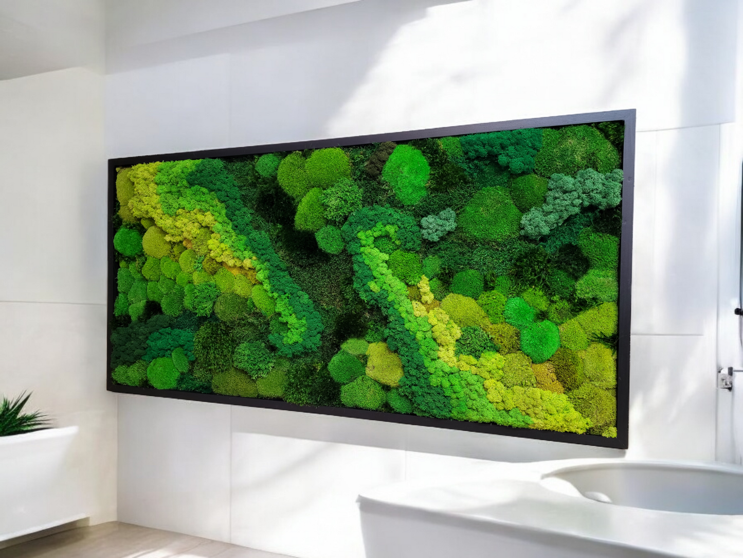 Moss frame,  Moss Wall Art