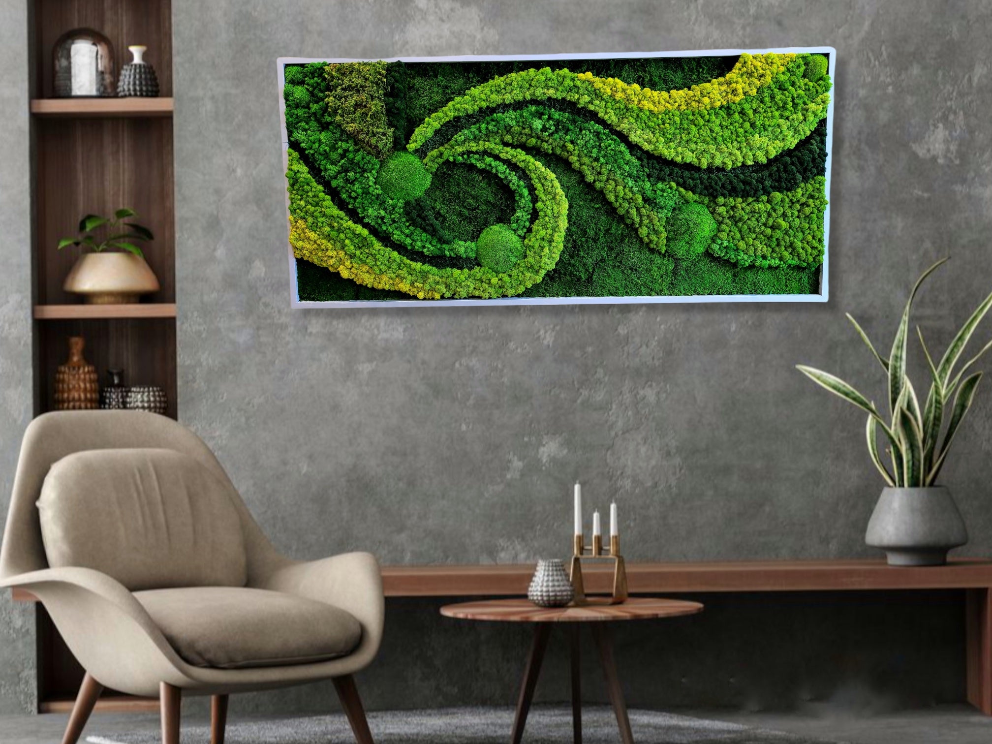 Wall Moss art, preserved moss, gift, design, Moss – LONDON ECO MOSS